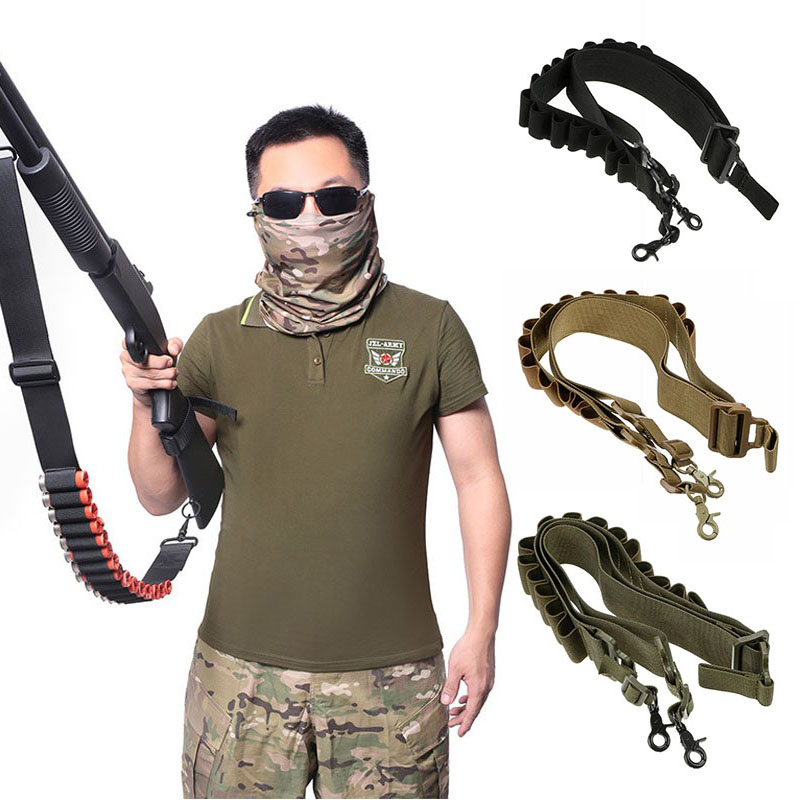Hunting Outdoor Stores - 15 Rounds Ammo Shell Belt Rifle