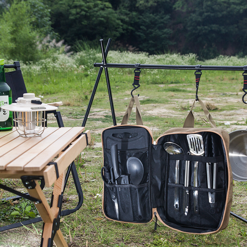 8pcs Camping Kitchen Cookware  - Outdoor Hunting Kitchen ulasan dan harga