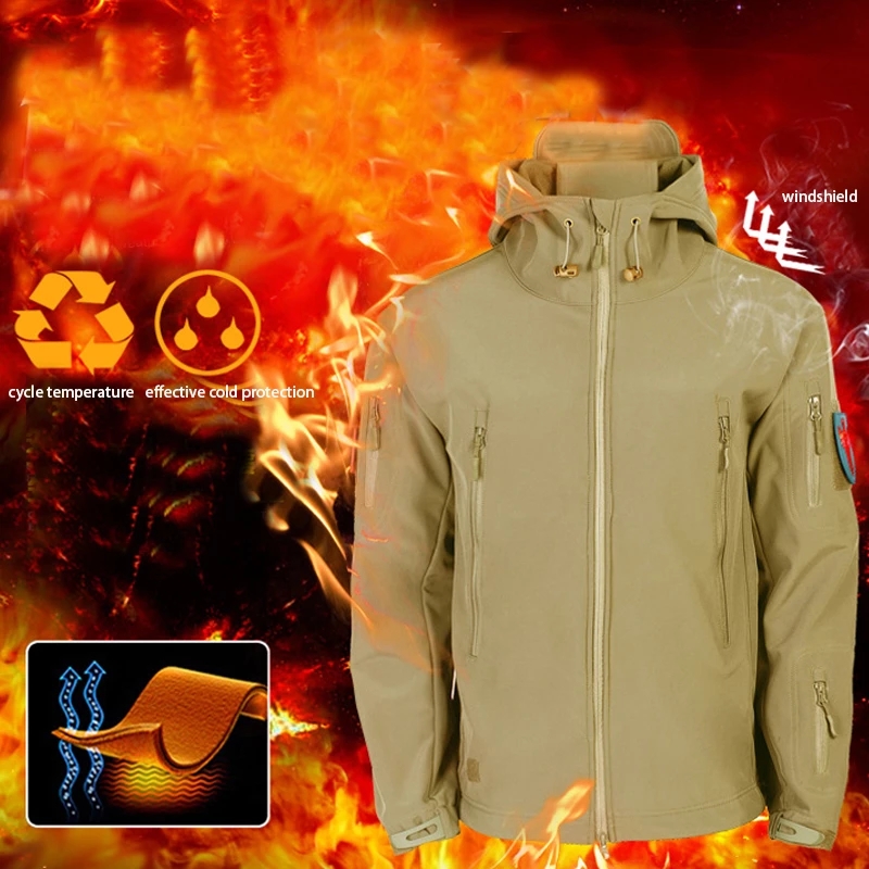 Sharkskin Soft-shell Tactical  - Outdoor Hunting Fleece ulasan dan harga