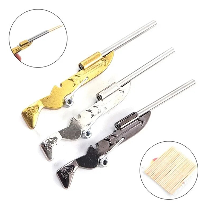 Mini Toothpick Gun Guntoy Toot - Outdoor Hunting Toys ulasan dan harga