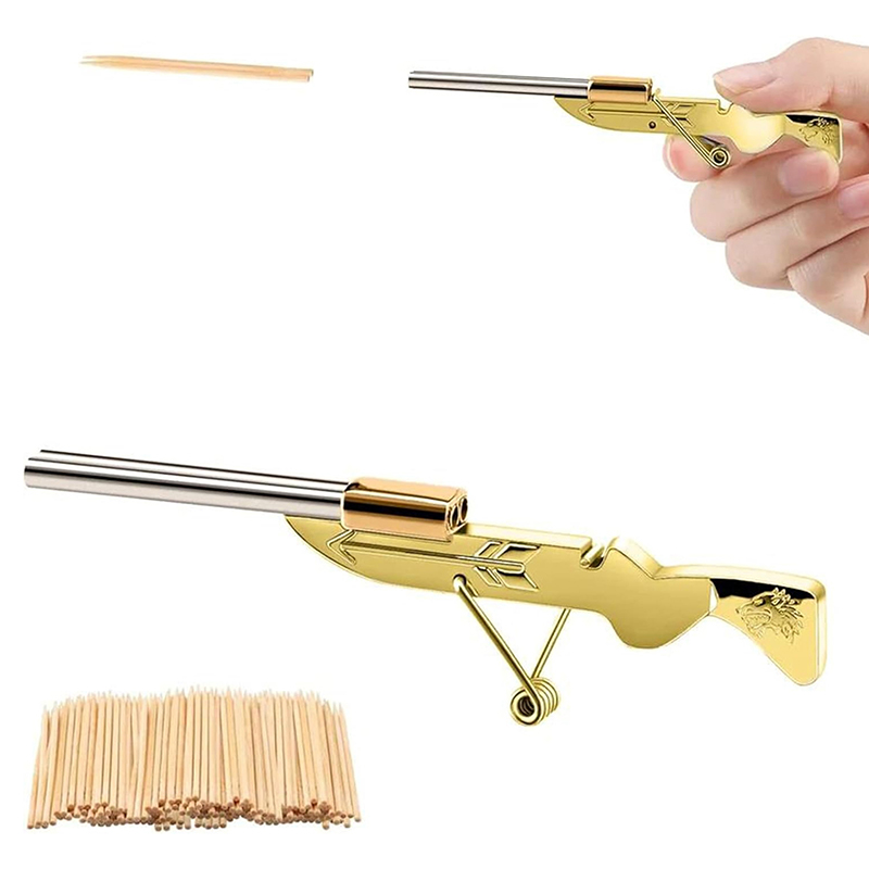 Mini Toothpick Gun Guntoy Toot - Outdoor Hunting Toys ulasan dan harga