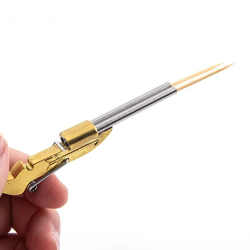 Mini Toothpick Gun Guntoy Toot - Outdoor Hunting Toys ulasan dan harga