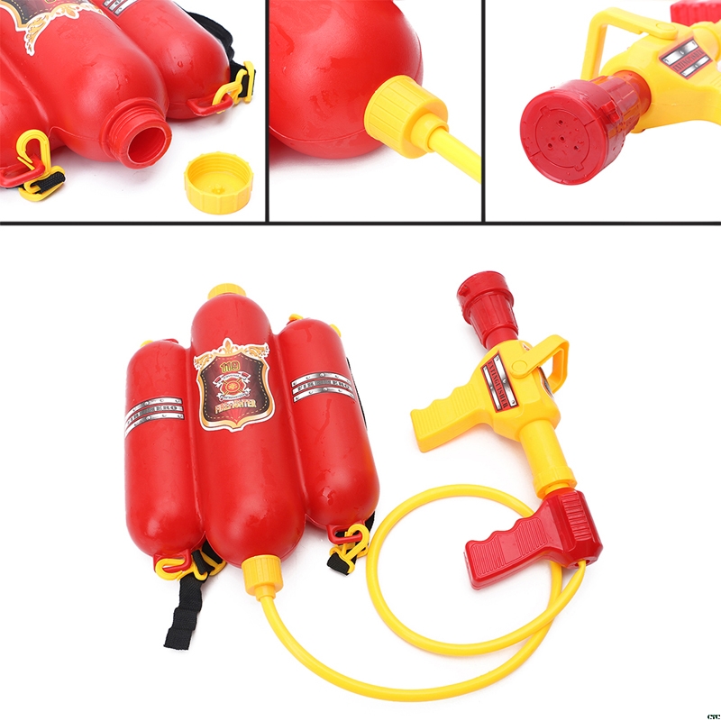 Fire Backpack Water Gun Large  - Outdoor Hunting Toys ulasan dan harga