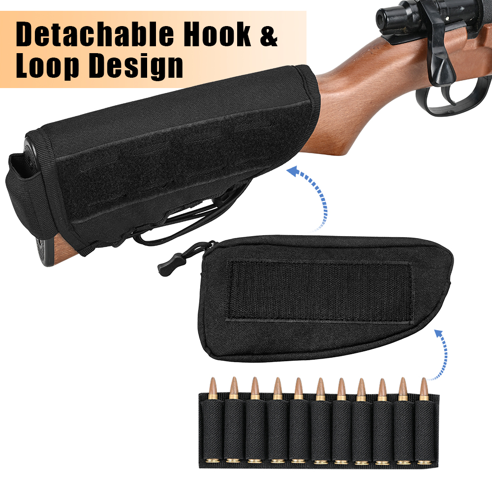 Tactical Rifle Buttstock Shell - Hunting Outdoor Stores ulasan dan harga