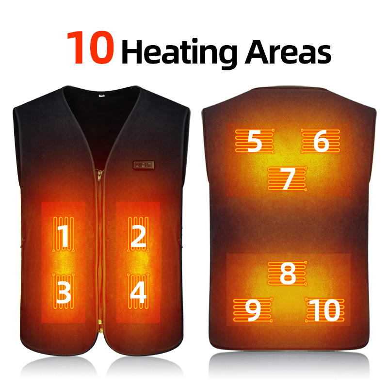 Smart Fleece Heated Vest Men U - Outdoor Hunting Fleece ulasan dan harga