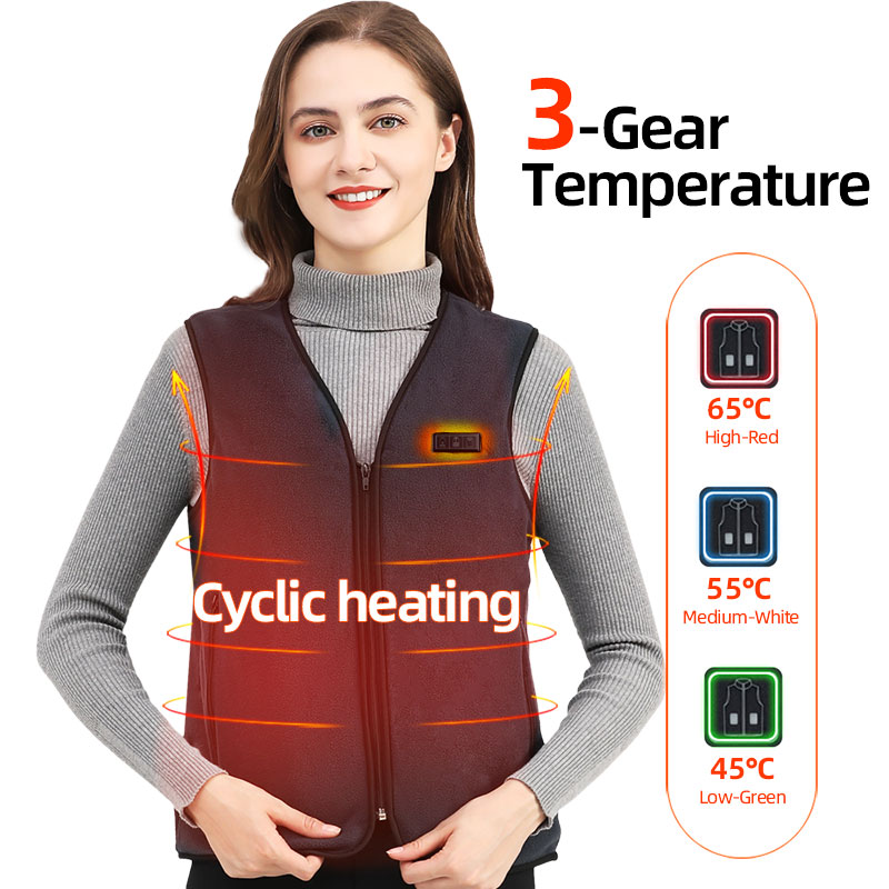 Smart Fleece Heated Vest Men U - Outdoor Hunting Fleece ulasan dan harga
