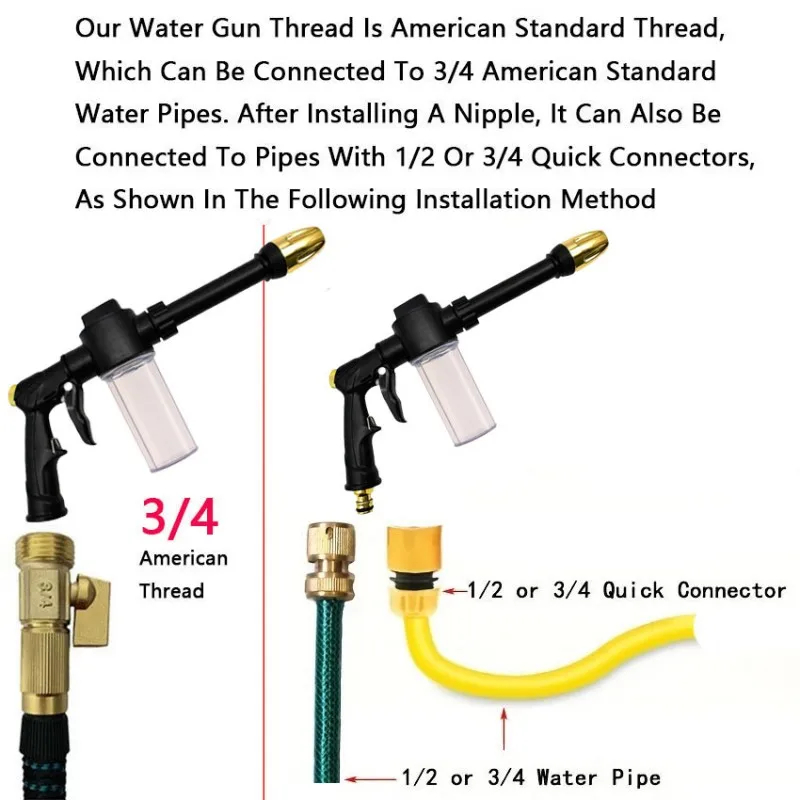 High Pressure Car Washing Wate - Gun Cleaning Rod ulasan dan harga