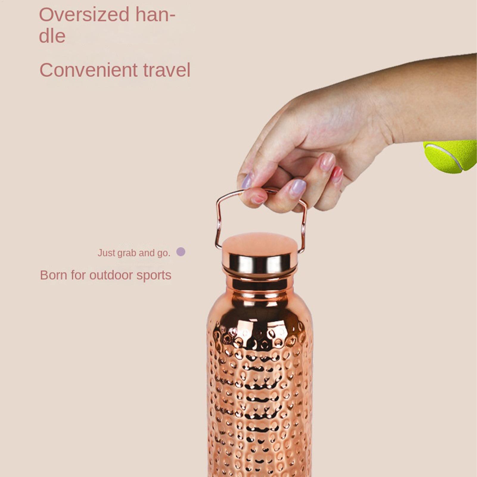 Pure Copper Water Bottle 800ml - Outdoor Hunting Kitchen ulasan dan harga