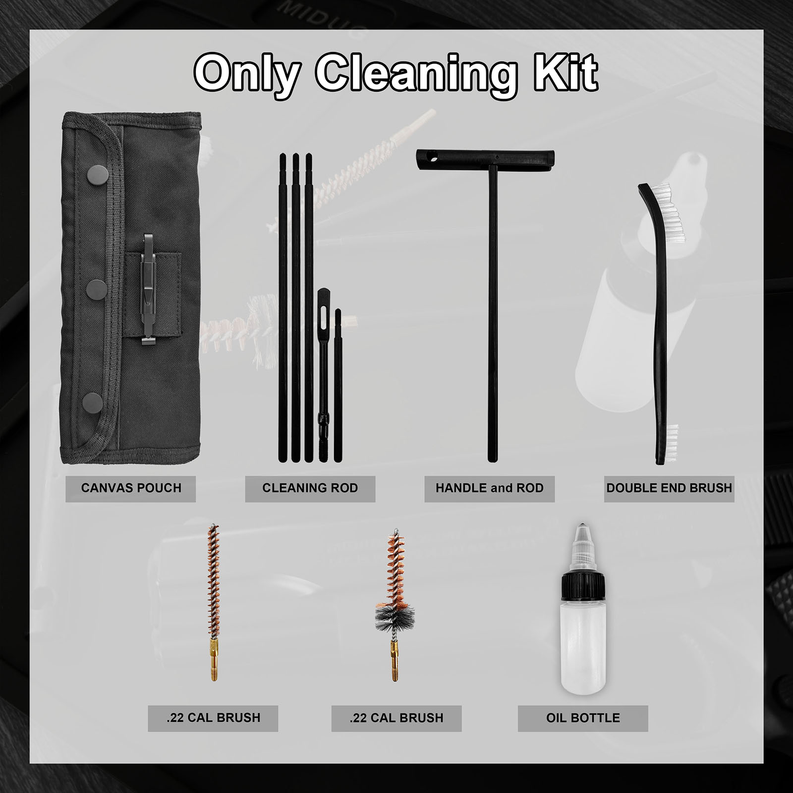 Gun Cleaning Kit with Nylon Br - Gun Cleaning Rod ulasan dan harga
