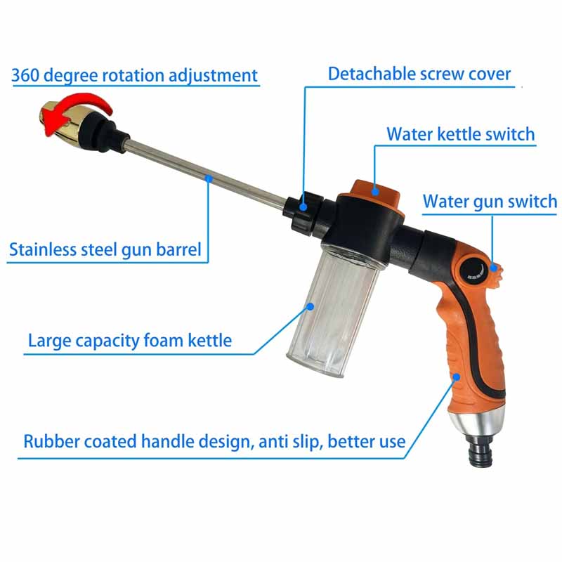 Multi Function Car Washing Wat - Gun Cleaning Rod ulasan dan harga