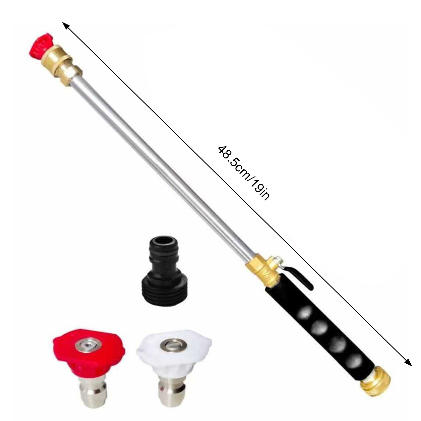 High-Pressure Water-Gun with 2 - Gun Cleaning Rod ulasan dan harga