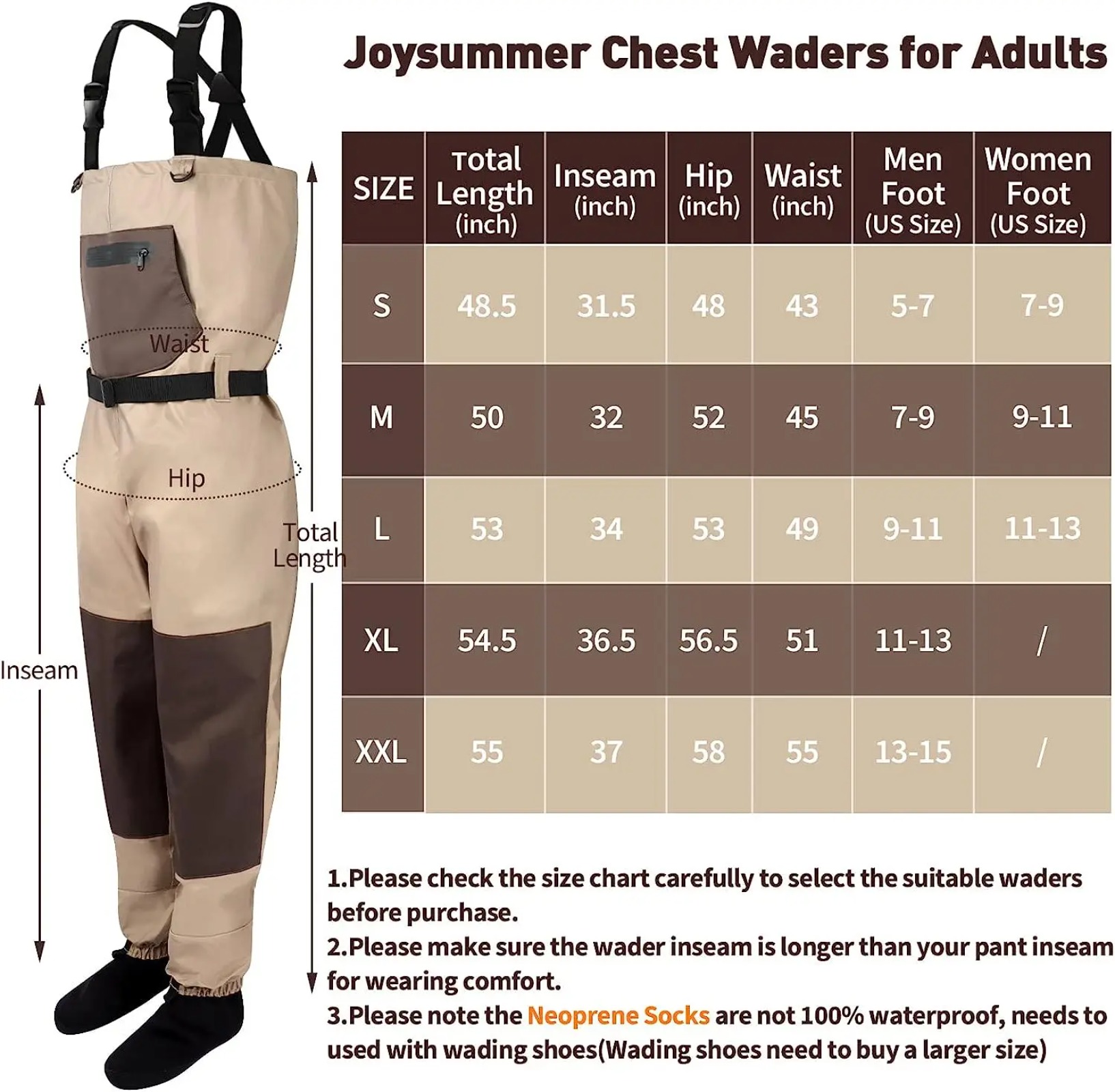 Goture 3‑Layer Breathable Wate - Fishing Waders Breathable ulasan dan harga