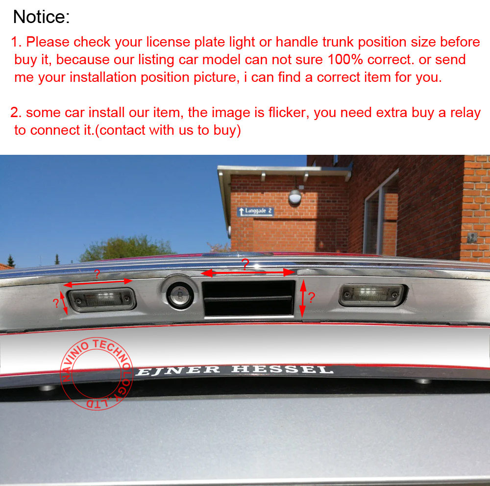 HD 1280*720 Trunk Handle car r - Trail Camera Infrared ulasan dan harga
