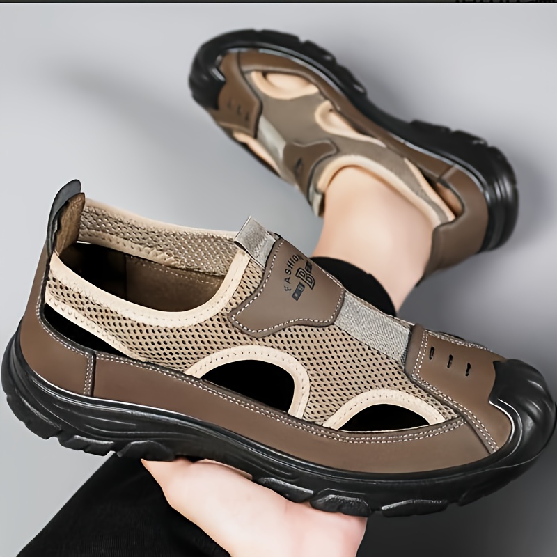 Men Closed Toe Hiking Sandals  - Fishing Waders Breathable ulasan dan harga