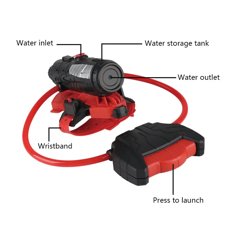 Water Gun Spider Launcher Wris - Outdoor Hunting Toys ulasan dan harga